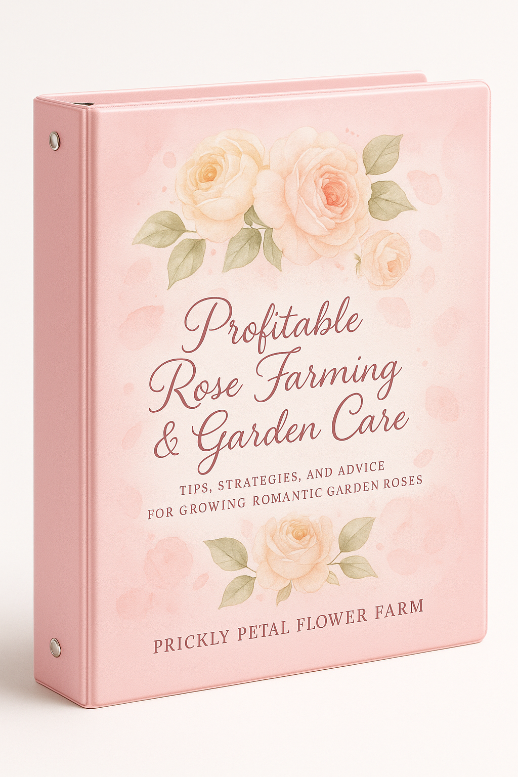 Profitable Rose Farming & Garden Care Binder